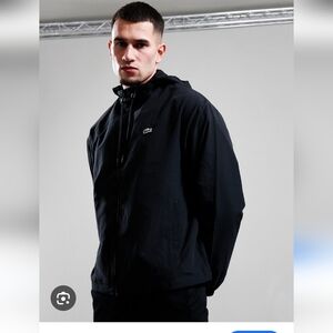 Lacoste Black Windbreaker Jacket